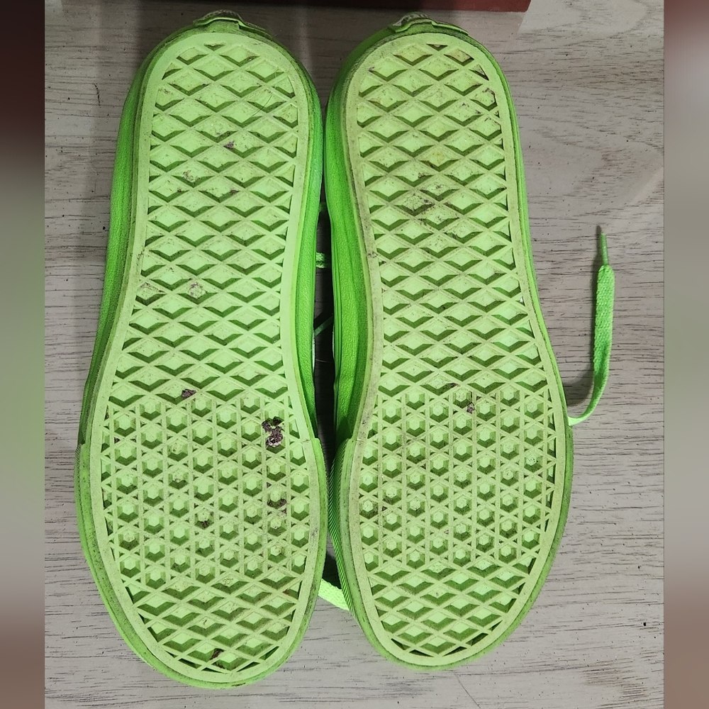 Vans Neon Green Sk8-hi - Picture 6 of 8
